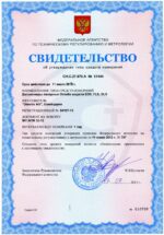 Dimetix Свидетельство СИ